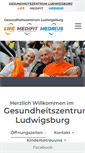 Mobile Screenshot of gesundheitszentrum-ludwigsburg.net