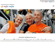 Tablet Screenshot of gesundheitszentrum-ludwigsburg.net